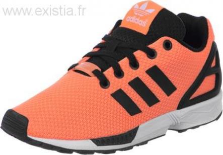 zx flux orange noir